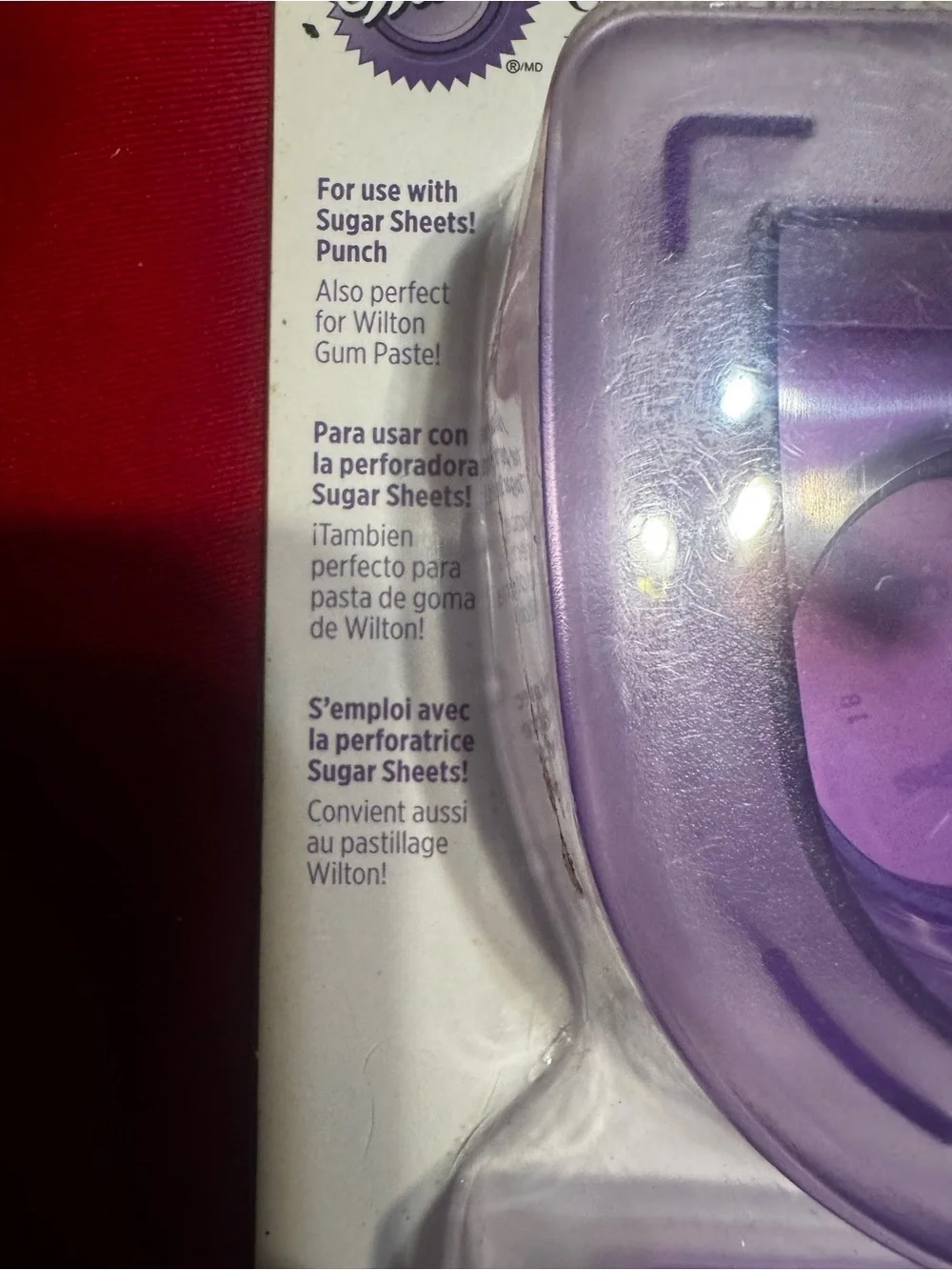 Wilton Sugar Sheet Cutting 3 Pc Insert Set Layered Circles Cake Decorating New